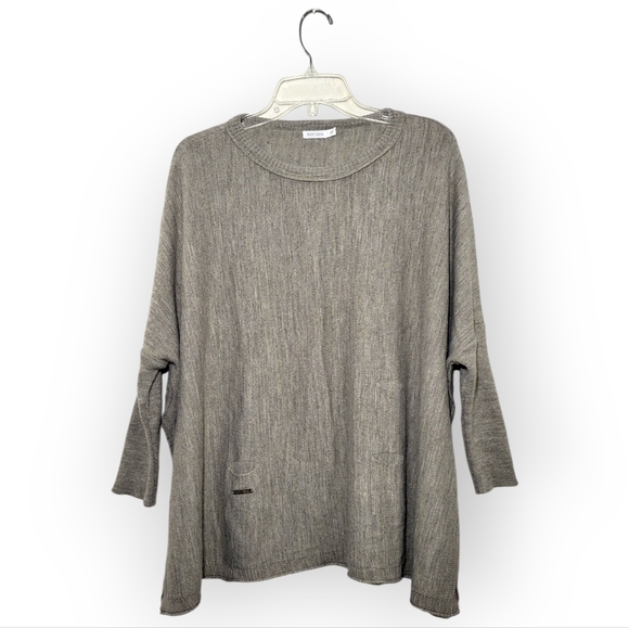 MERSEA Catalina Crewneck Sweater in Driftwood One Size - Picture 6 of 10